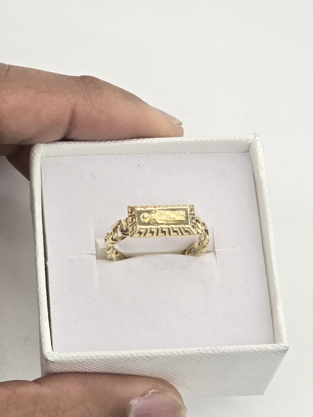 10kt Real Gold Saint Jude Ring For Women